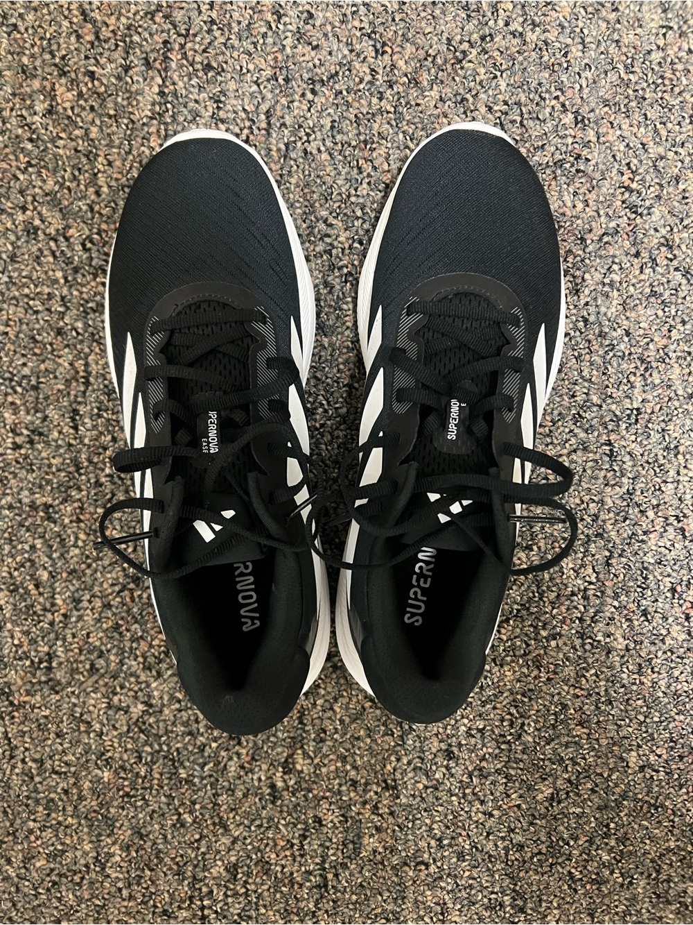 adidas Black and White Men's Running Sneakers
